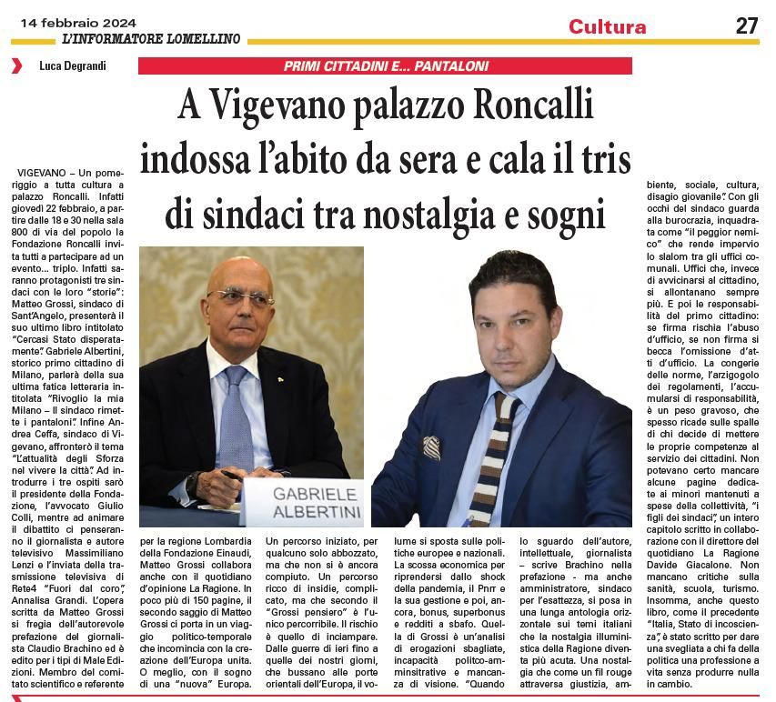 Grossi - Cercasi stato disperatamente - 14-02-2024 -Male edizione - Monica Macchioni