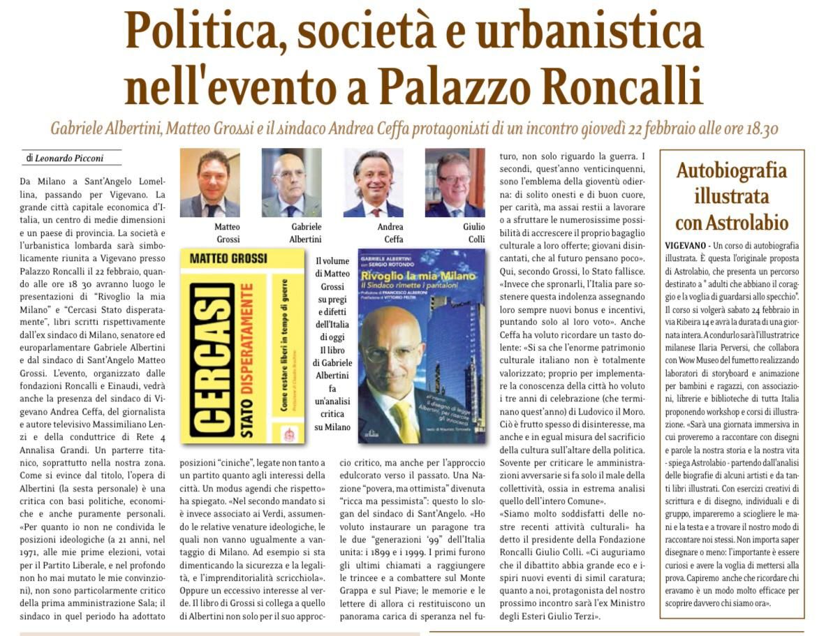 Grossi - Cercasi stato disperatamente - 22-02-2024 -Male edizione - Monica Macchioni Politica, società e urbanistica. - Male edizione - Monica Macchioni